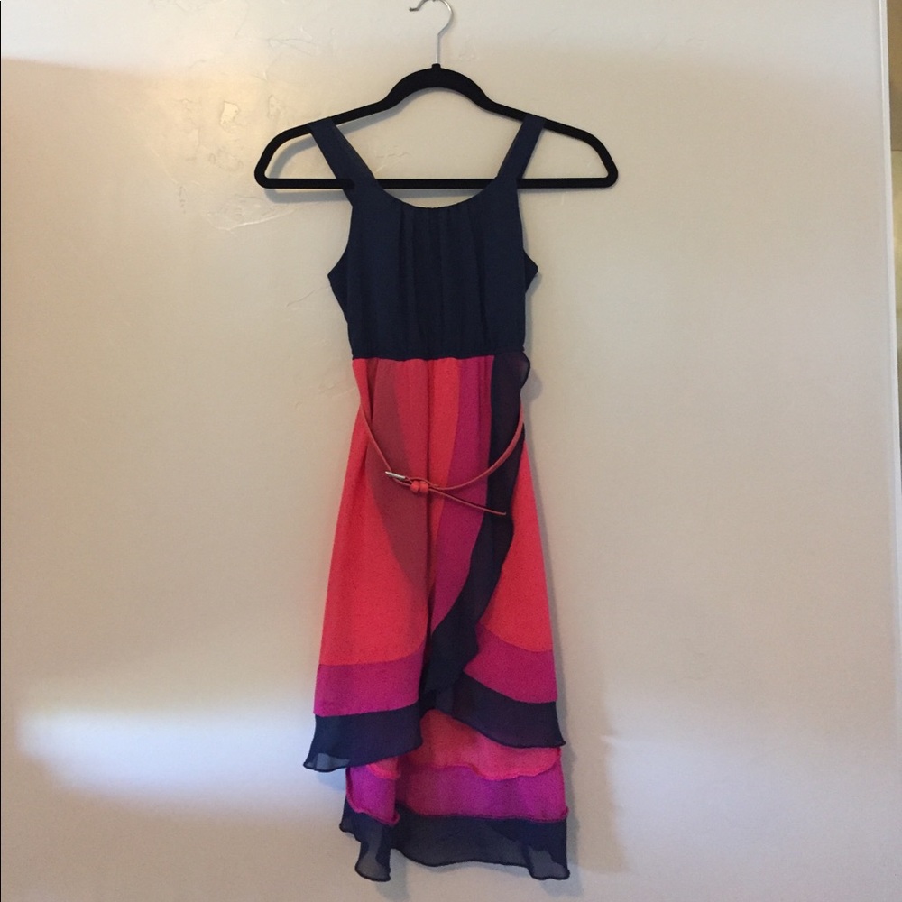 girls flowy high-low dress