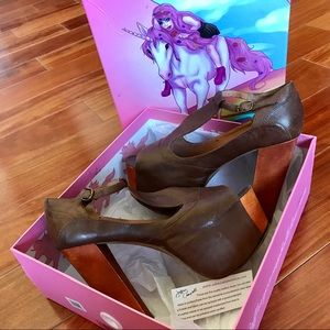 Jeffrey Campbell Foxy Platform Heel Sandal - Brown