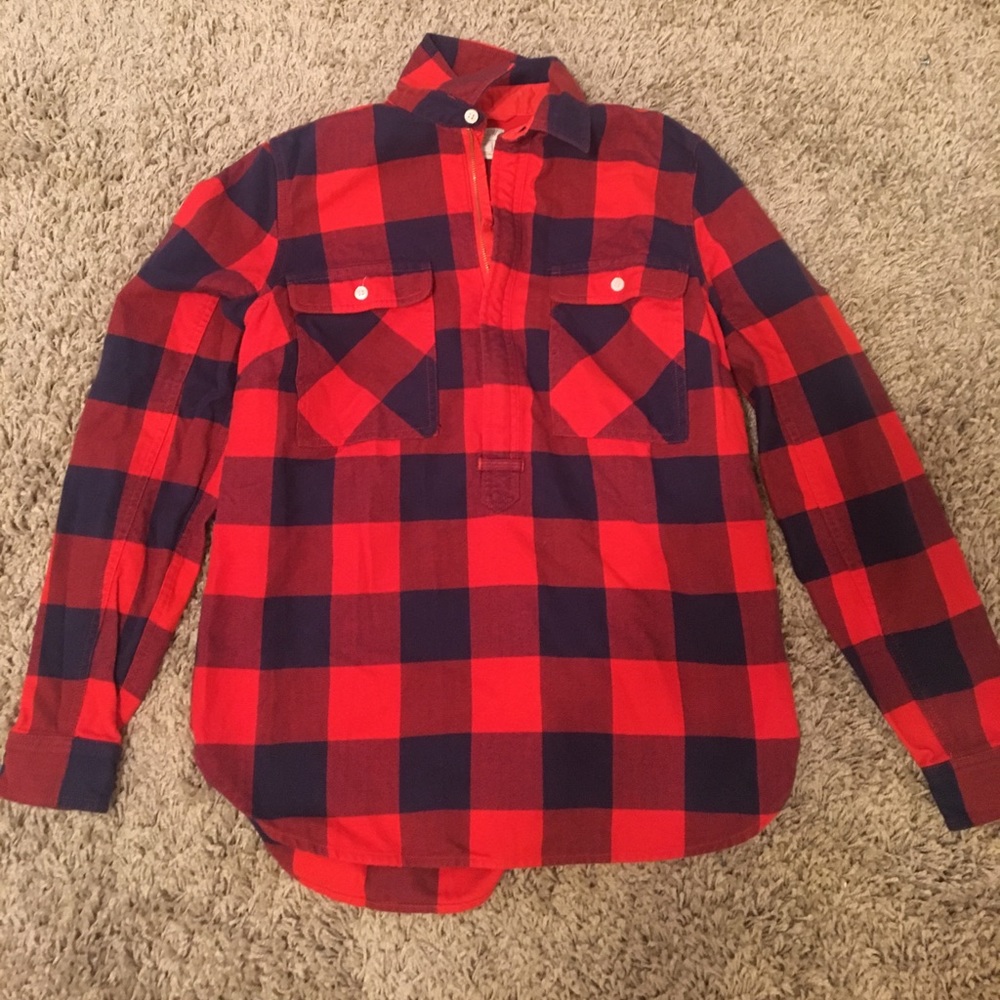 J.Crew flannel plaid shirt