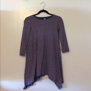 Patterned 3/4 length sleeve dress!