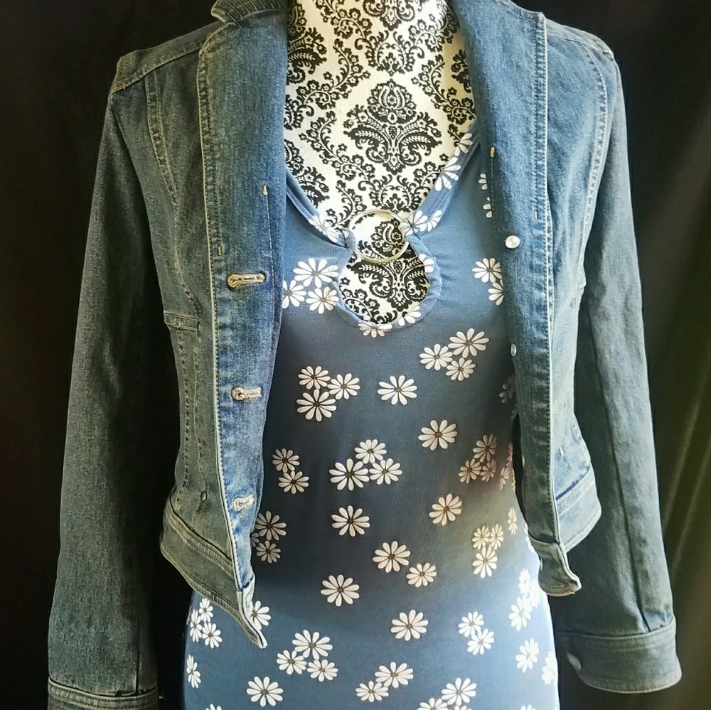 NWOT Elie Tahari Denim Jacket XS/P