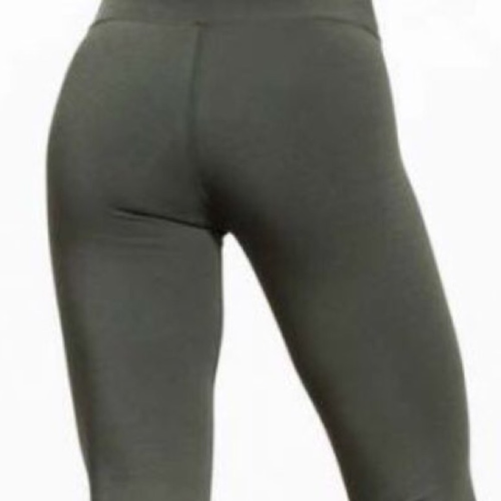 Olive Lace Up Leggings🍂 2 Hr Sale - Picture 4 of 6