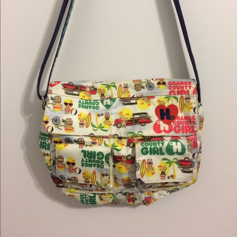 Harajuku Lovers Orange County Girl Purse Messenger