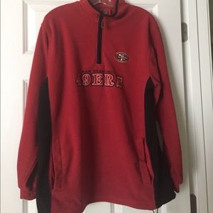 Large 49er Zip Fleece in great condition!