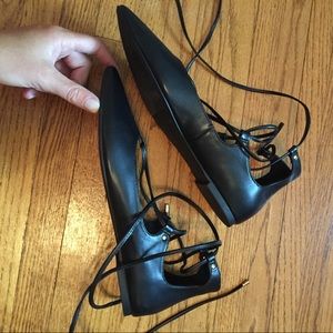 Old Navy Shoes - Old Navy Black Lace Up Flats Old Navy Shoes - Old Navy Black Lace Up Flats