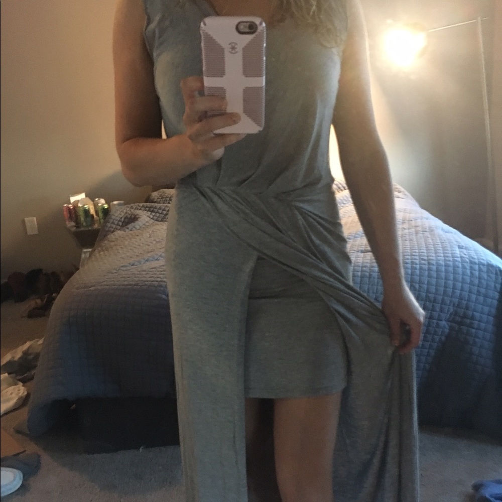 Perfect Grey Maxi Dress