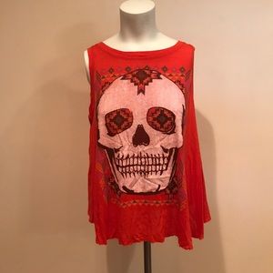 ♦️Final Sale♦️Graphic Flowy Tank