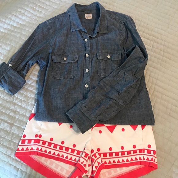 J. Crew Chambray button down - Picture 1 of 1