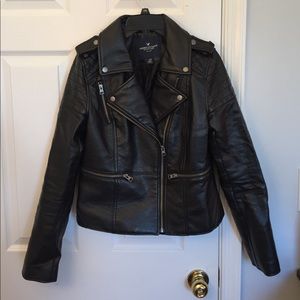 NEW American Eagle Vegan Moto Leather Jacket