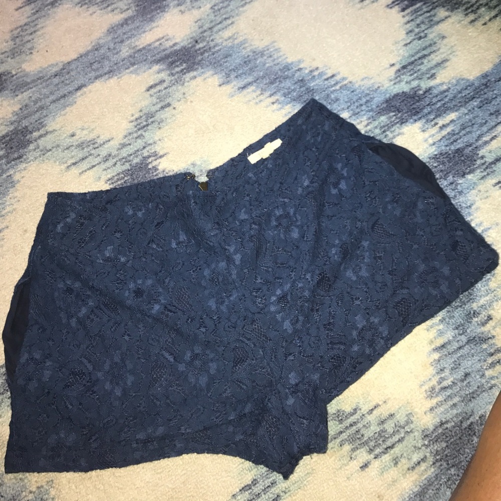 tulle lace shorts