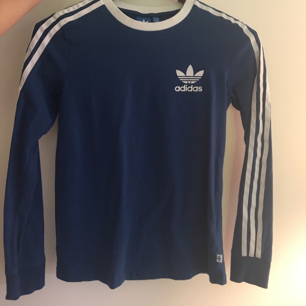 Adidas blue shirt from urban outfitters size xs.