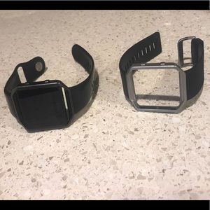 Fitbit Blaze size small with blackout band
