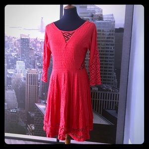 Free People Red Dress