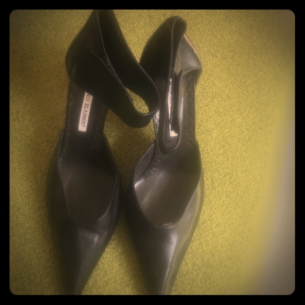 Manolo Blahnik Leather Heels