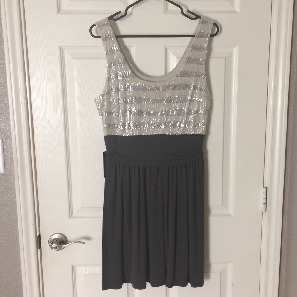 Express sequins dress