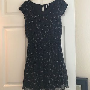 Eiffel Tower pleated dress