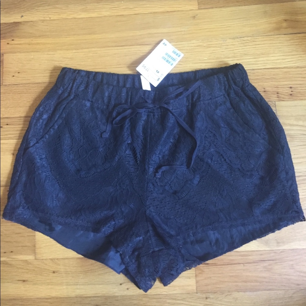 Brand new lace shorts