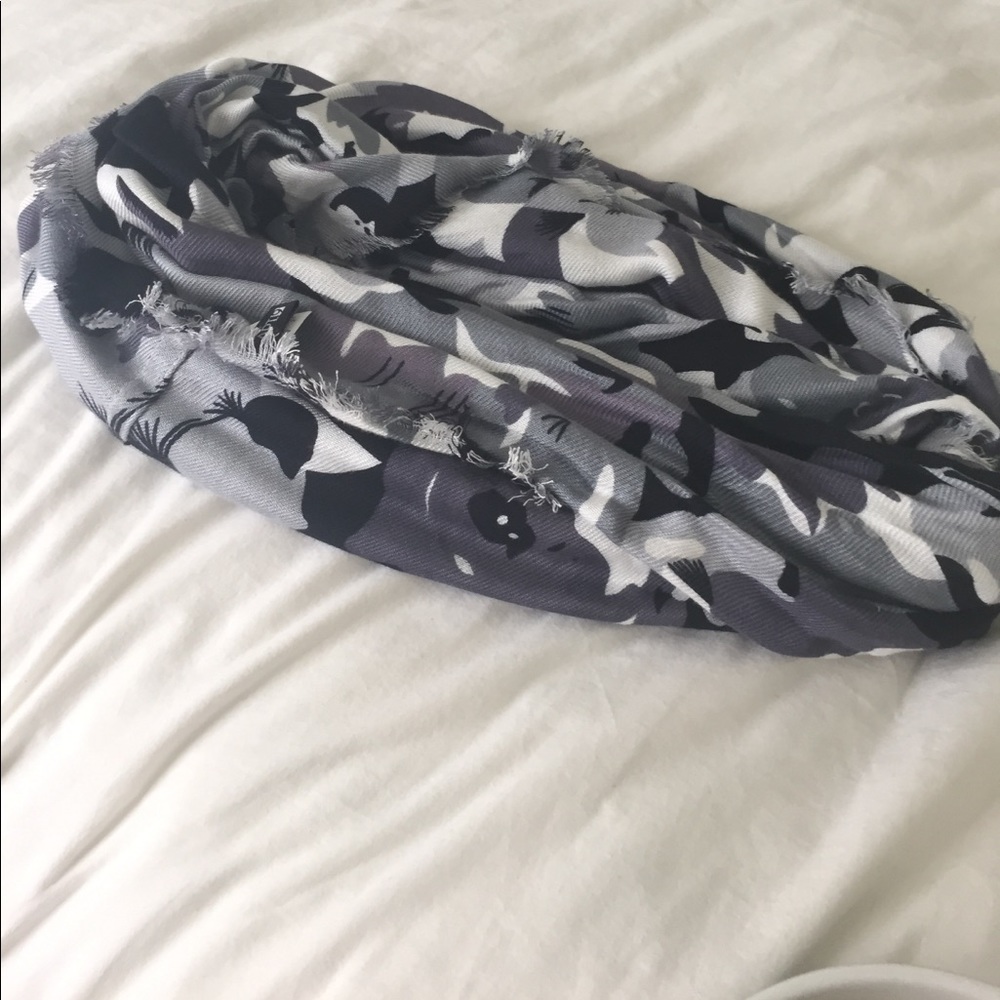 Floral infinity scarf