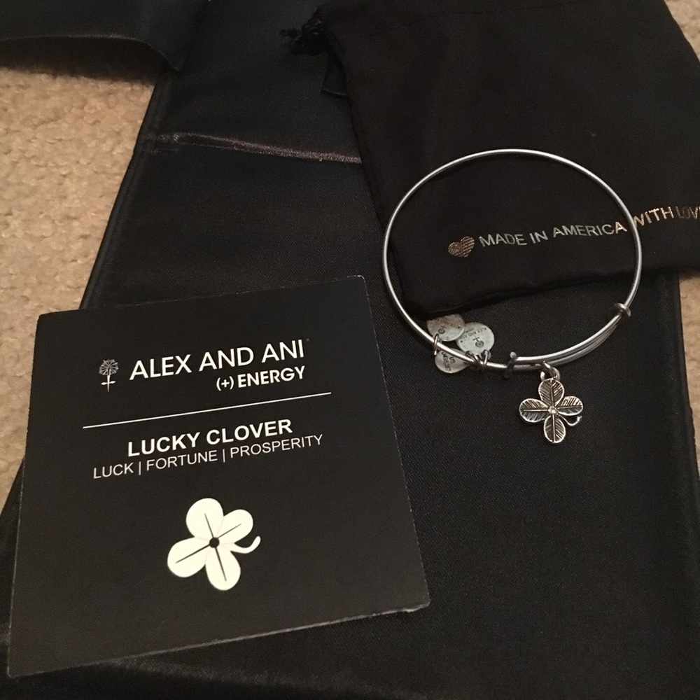 Alex and Ani Lucky Clover Bracelet