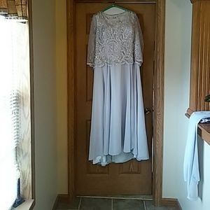 Mother of the Bride dress with Shawl.