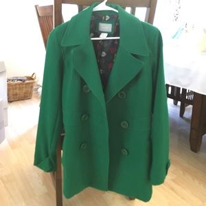 🎒SALE 🎒KELLY GREEN PEA COAT