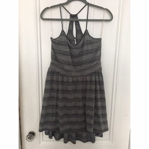Striped Gray Dress