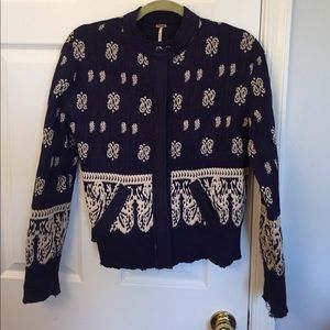 FREE PEOPLE Quilted Bomber Jacket - Like New
