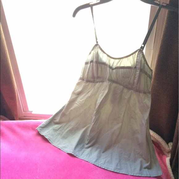 Anthropologie Tops - Anthropologie Mint/Meth Light Elegant Tank Top