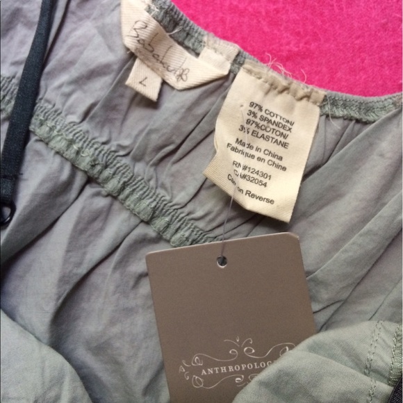 Anthropologie Mint/Meth Light Elegant Tank Top - Picture 3 of 8