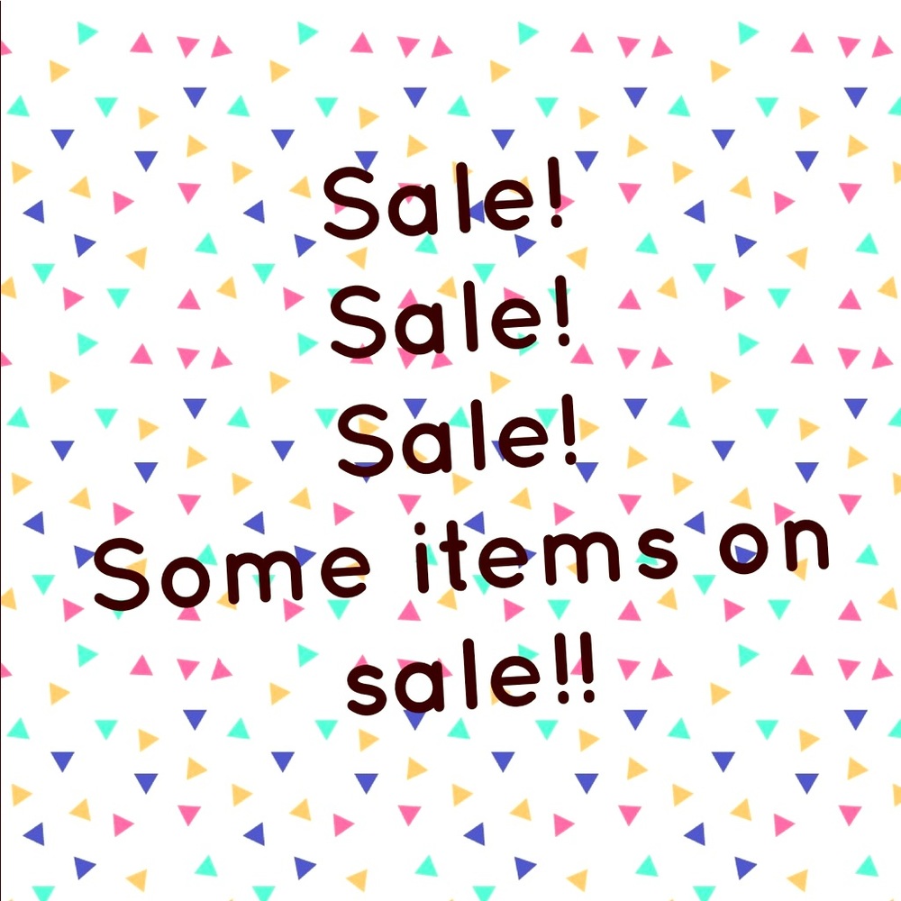 Taking some items down to make room for new items!