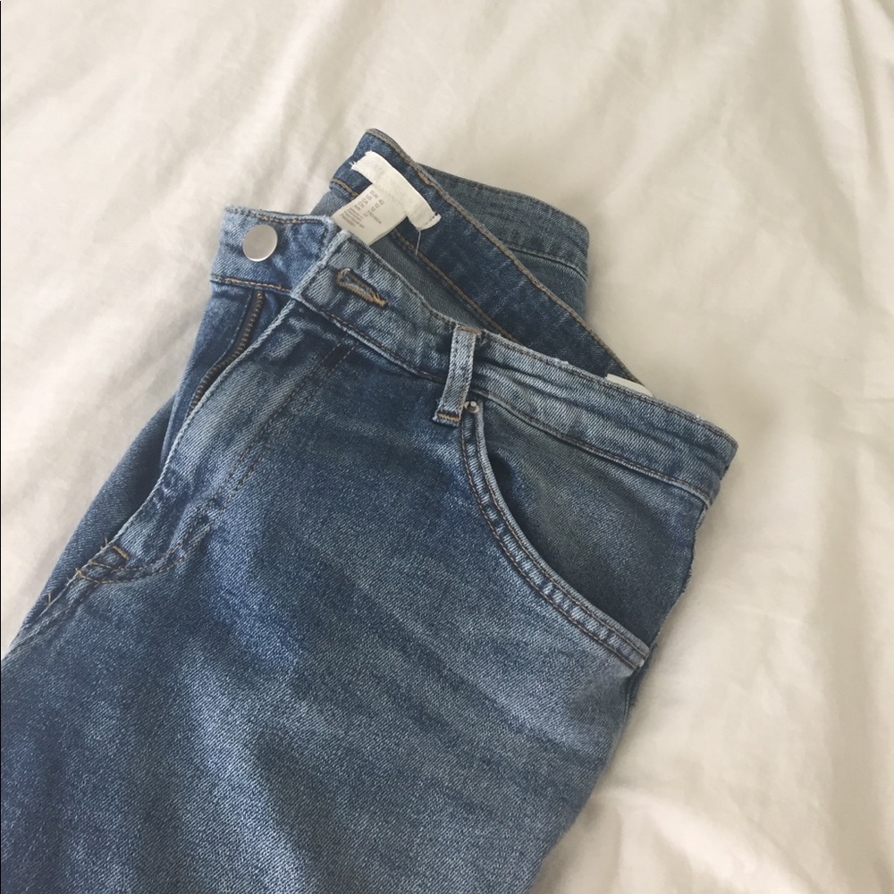 Lighter wash jeans