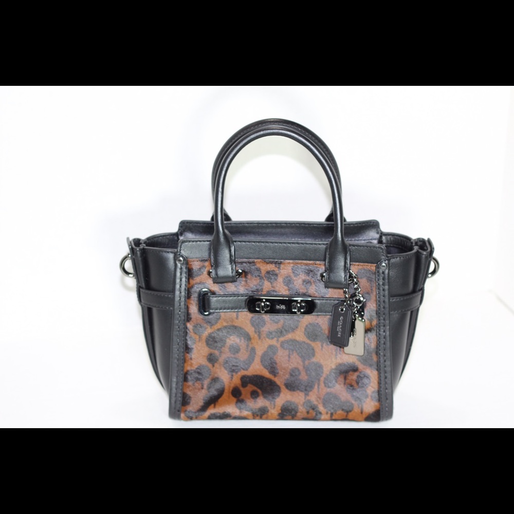 SOLD! Rare! Coach Calf Hair Swagger 21 Bag NEW