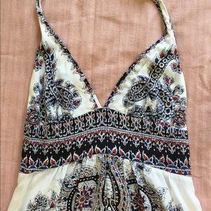 Maxi halter dress size medium