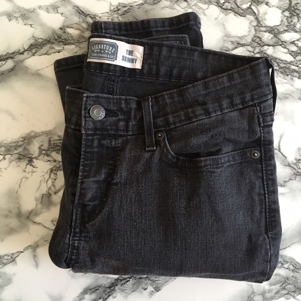 Black wash Skinny Jeans