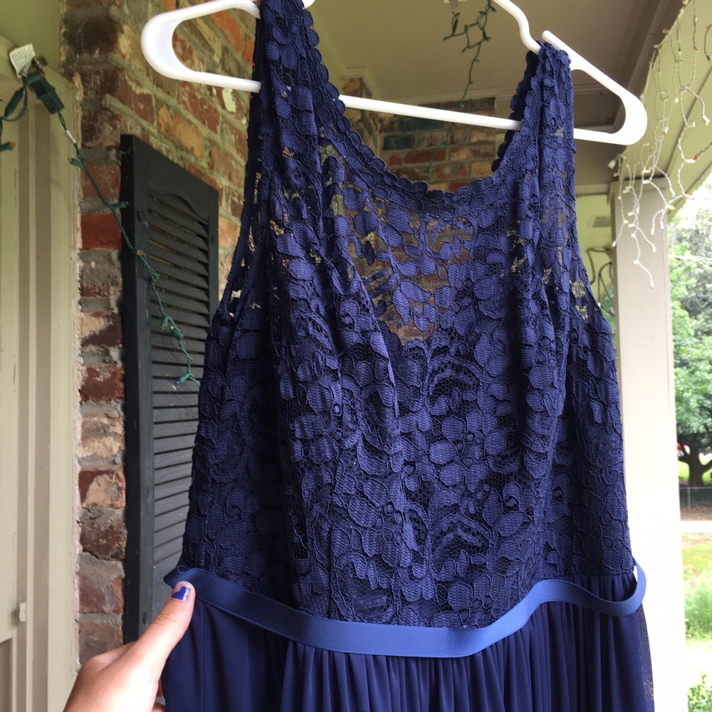 David's Bridal Lace Gown