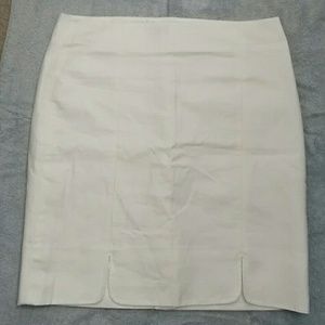 The Limited White Skirt