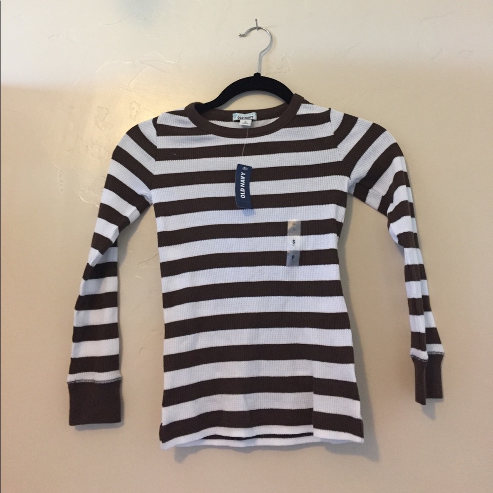 Long sleeve striped kids top