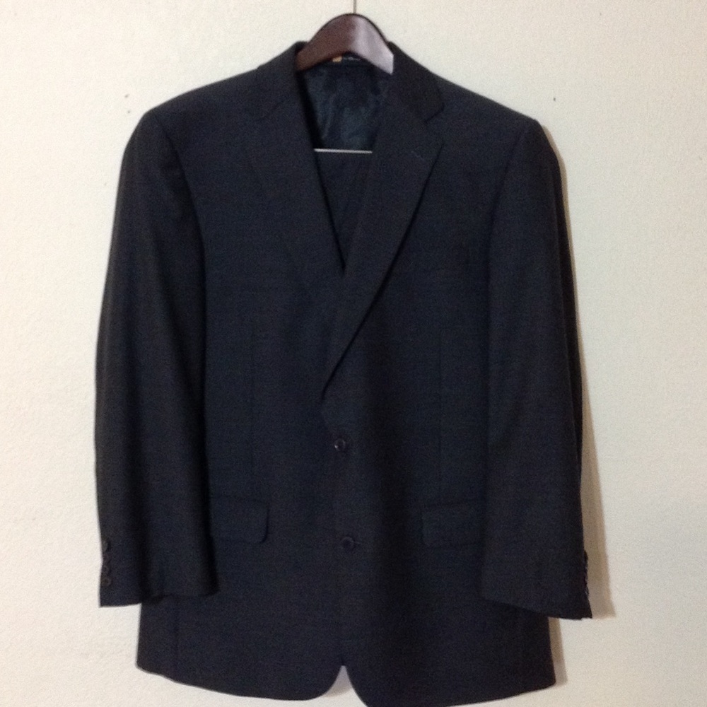 Men's two piece gray executive suit