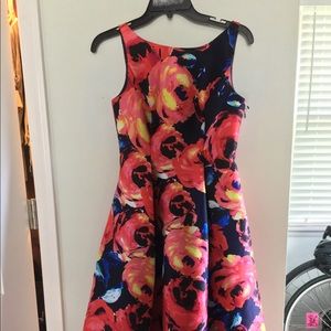 Adrianna Papell Floral Dress!