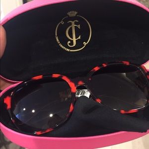 Juicy Coutoure red sunglasses