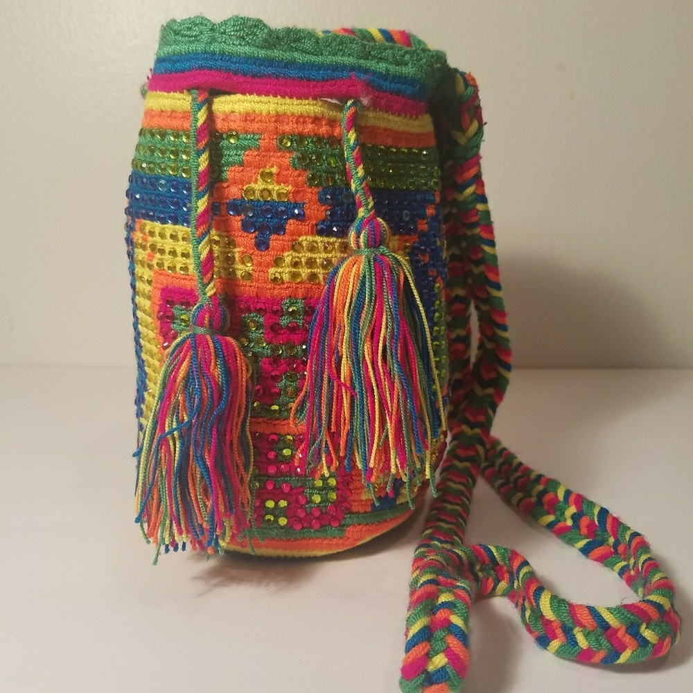 MINI WAYUU BAG WITHCRYSTALS