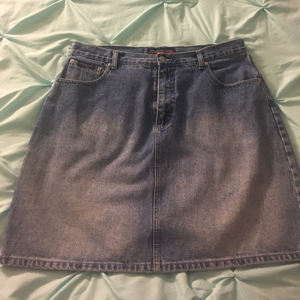 Vintage denim skirt