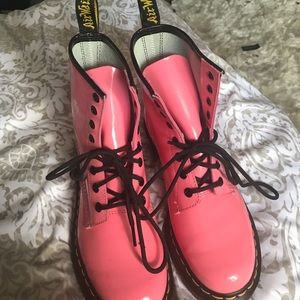 Pink Dr. Martens
