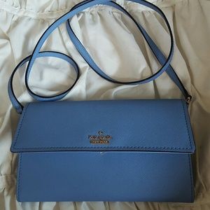 Kate Spade Blue crossbody wallet