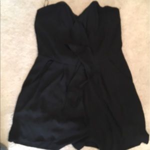 Black dressy romper from express