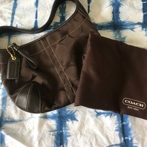 Authentic Brown Coach Bag