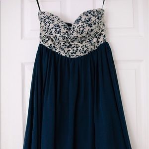 Strapless Homecoming Dress