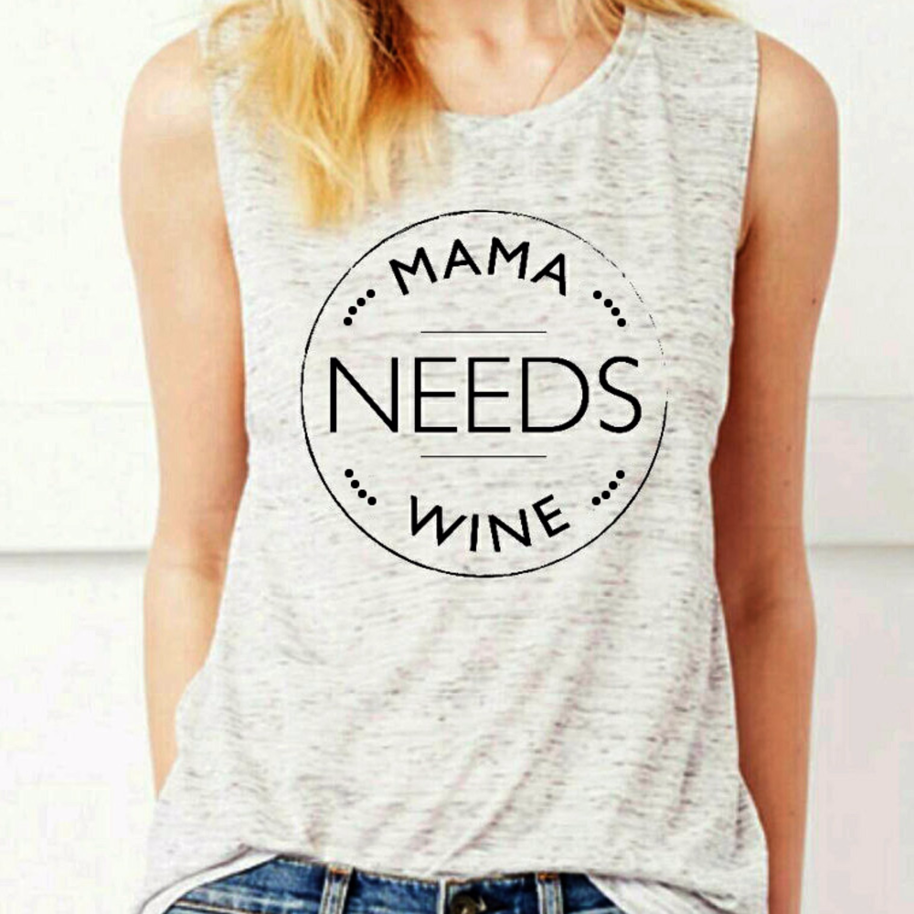 MAMA NEEDS WINE Graphic Tee