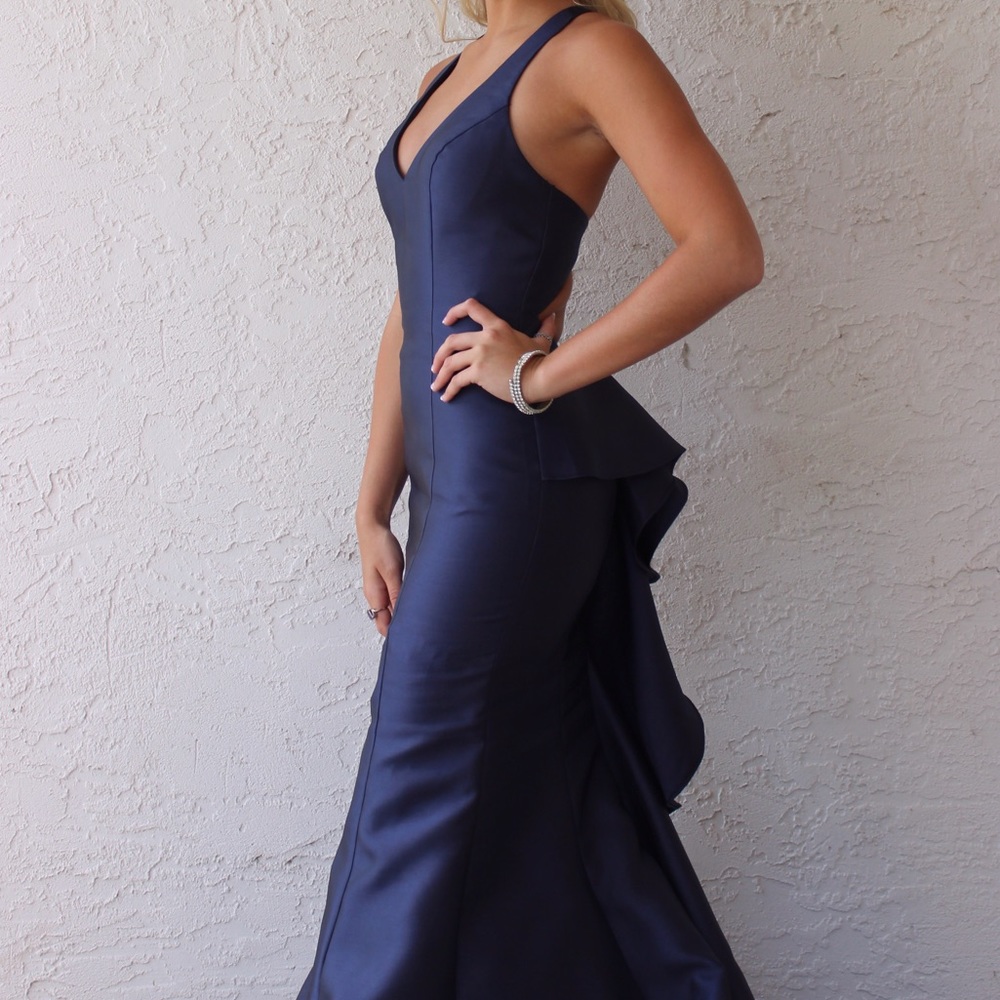 NAVY PROM DRESS