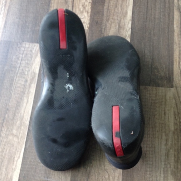 Prada men\'s size 10 black loafers main image 6